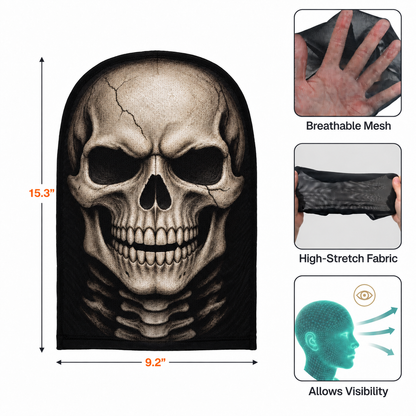 Halloween Skeleton Funny Costume Headwear - Personalized Balaclava Mask