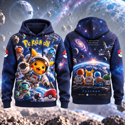 PKM Out Space AOP T-Shirt Sweatshirt Hoodie