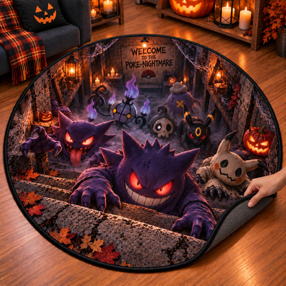 Halloween PKM 3D Illusion Custom Floor Mat