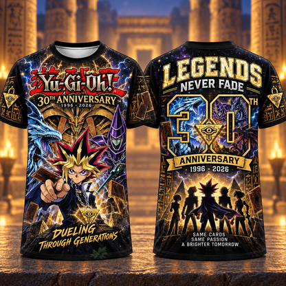 YGO 30th Anniversary AOP T-Shirt Sweatshirt Hoodie