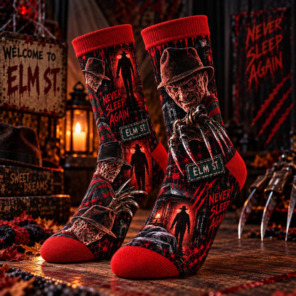 Halloween Horror Movie Characters Socks
