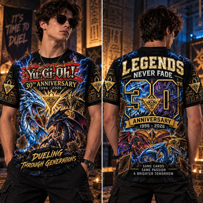 YGO 30th Anniversary AOP T-Shirt Sweatshirt Hoodie