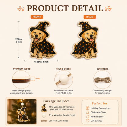 Halloween Personalized One Piece Wooden Garland